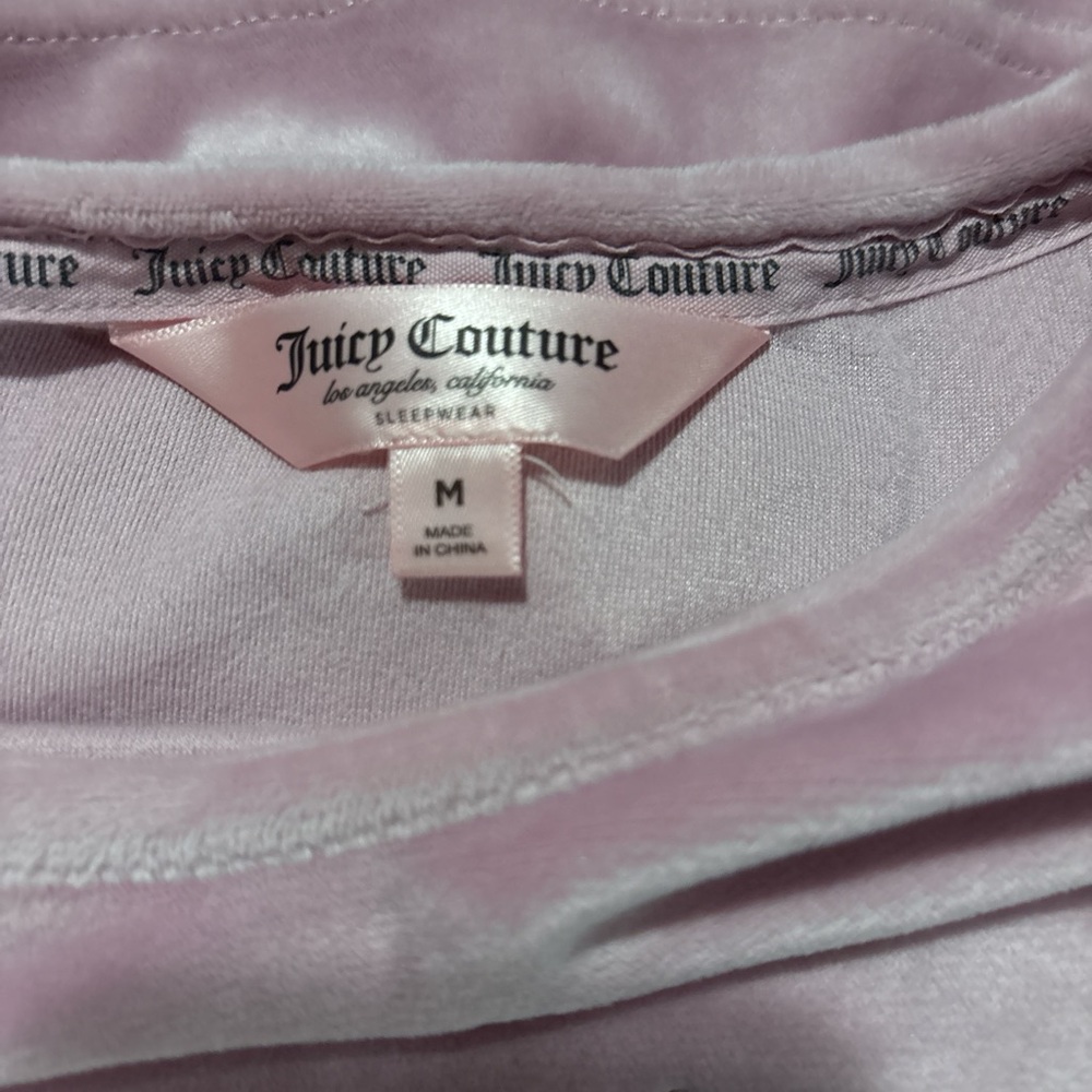 Juicy Couture Light Pink Sleepwear Top